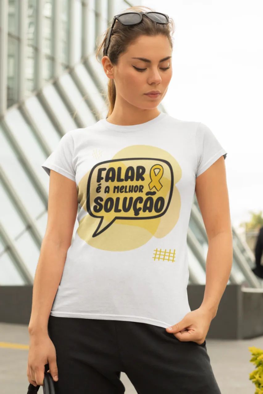 Blusas Personalizadas Setembro Amarelo - Foto 3