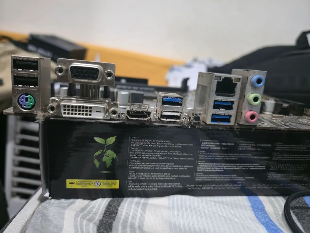 Placa Mãe A520M S2H - Com defeito - Foto 2