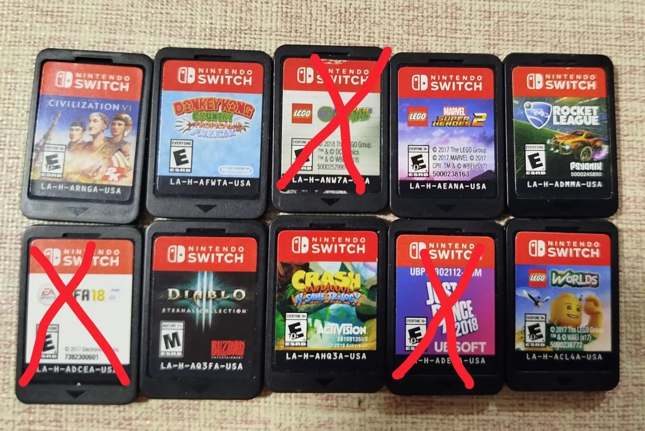 Jogos Nintendo switch sem caixa - Jogos de Vídeo Game - Santana