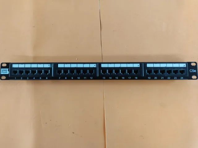 Patch Panel 24 portas SOHO PLUS