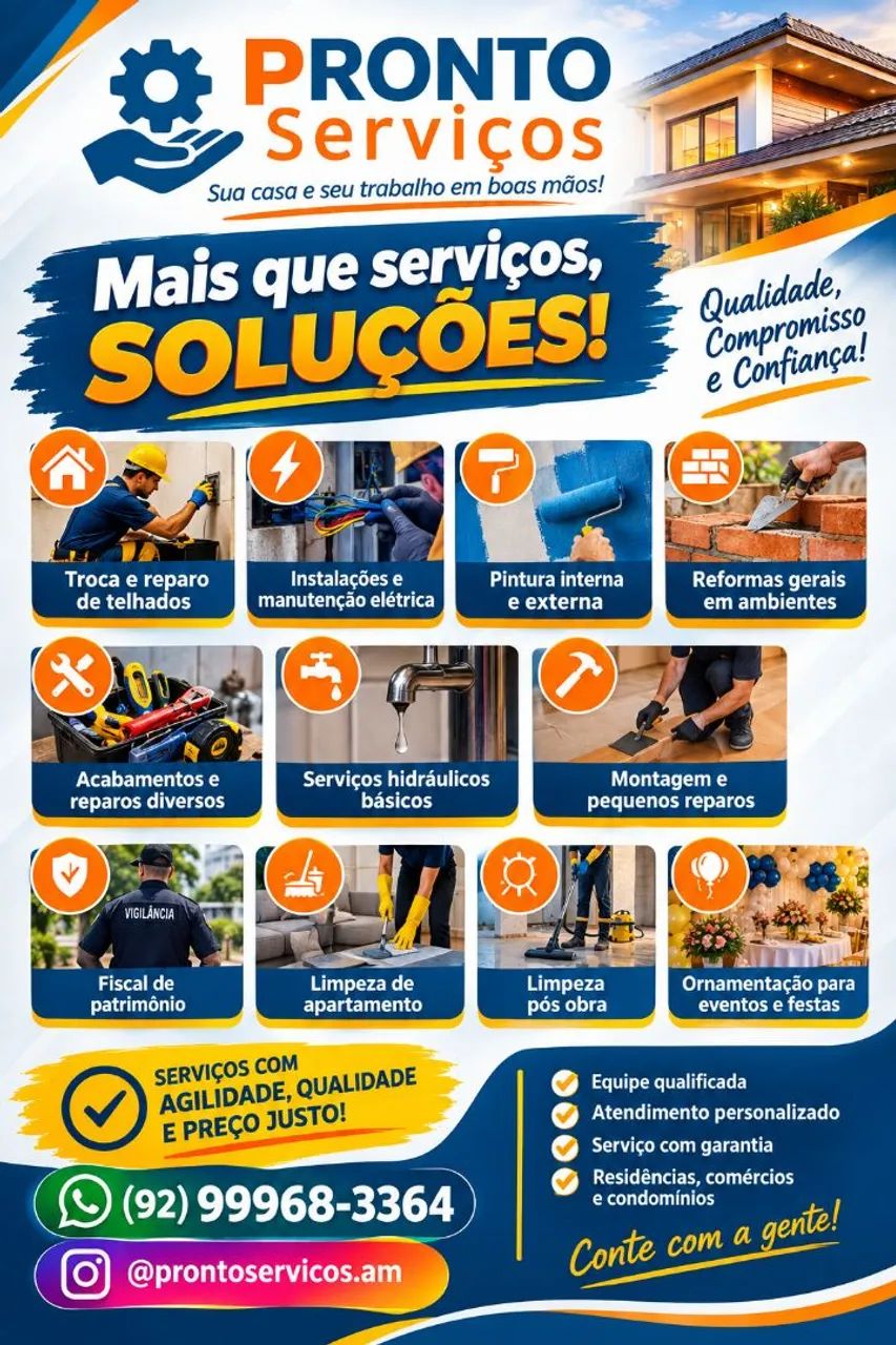 PRONTO Serviços | Reformas, Telhados, Elétrica e Manutenção - Foto 2