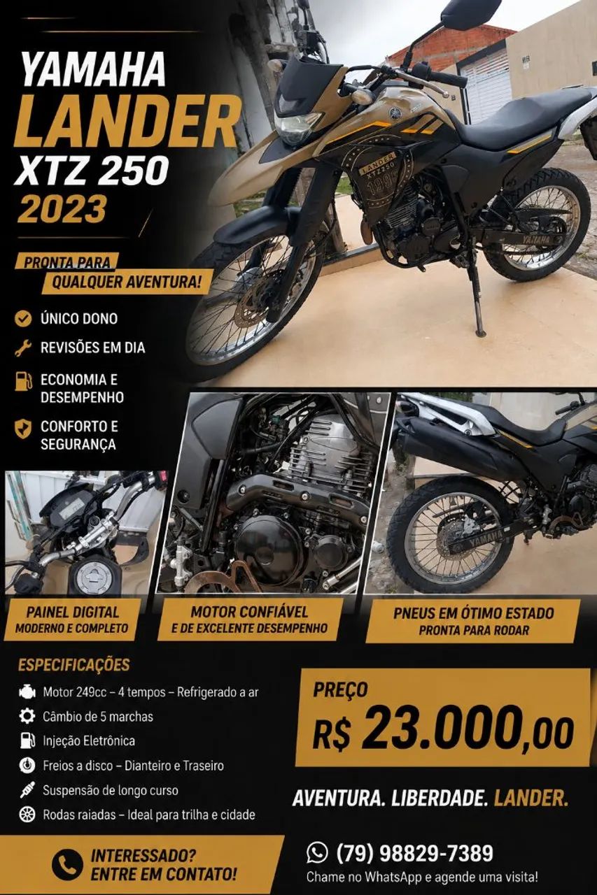 Lander XTZ 250  2023 - Foto 5