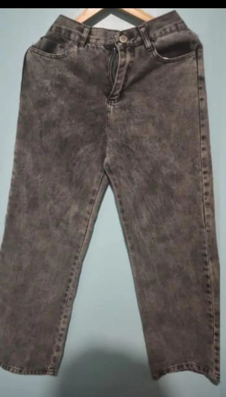 Calça baggy cinza nunca usada