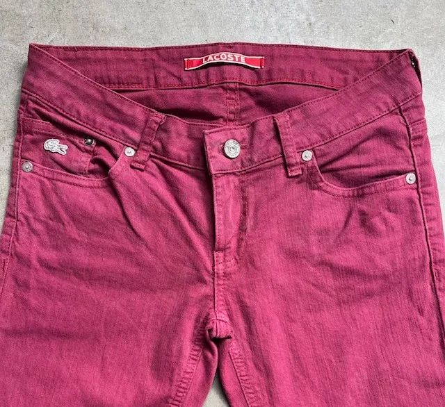 Calça Vinho Feminina Lacoste Manequim 38 - Foto 2