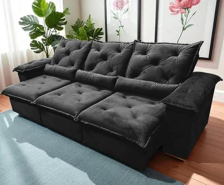 Luxuoso sofá retrátil e Reclinável  - Foto 2