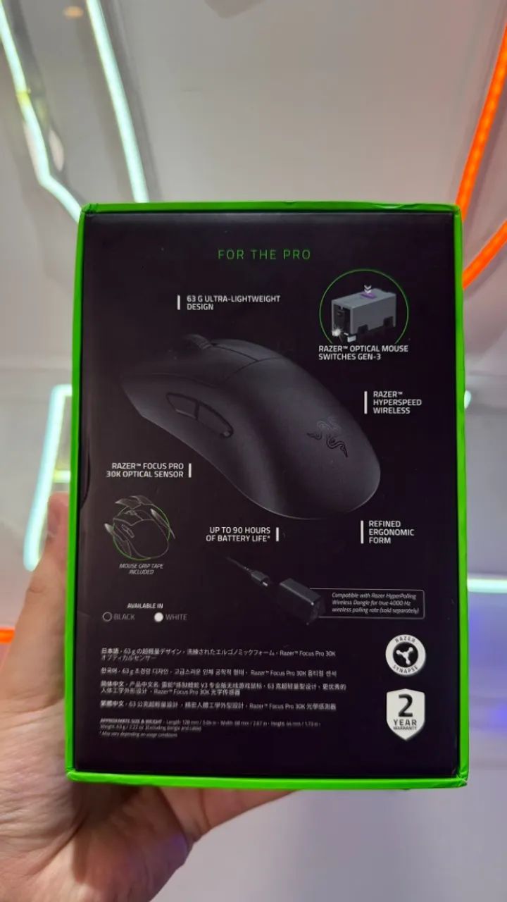 Mouse Razer DeathAdder V3 Pro - Foto 2