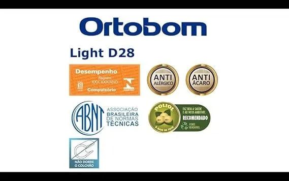 Colchão SOLTEIRO LIGTH D28 Ortobom - Entrega Grátis Fortaleza - Foto 5