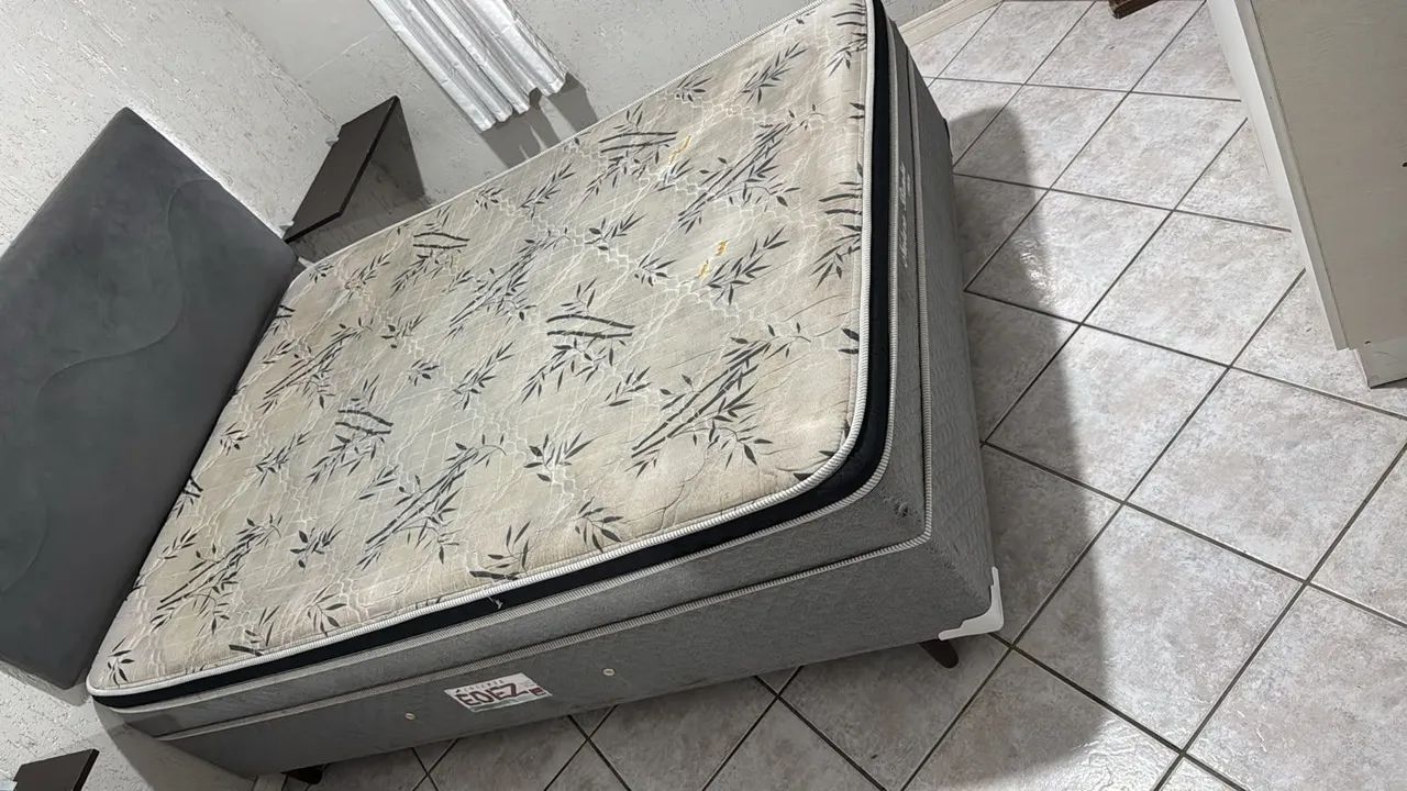 Cama box casal conjugado 