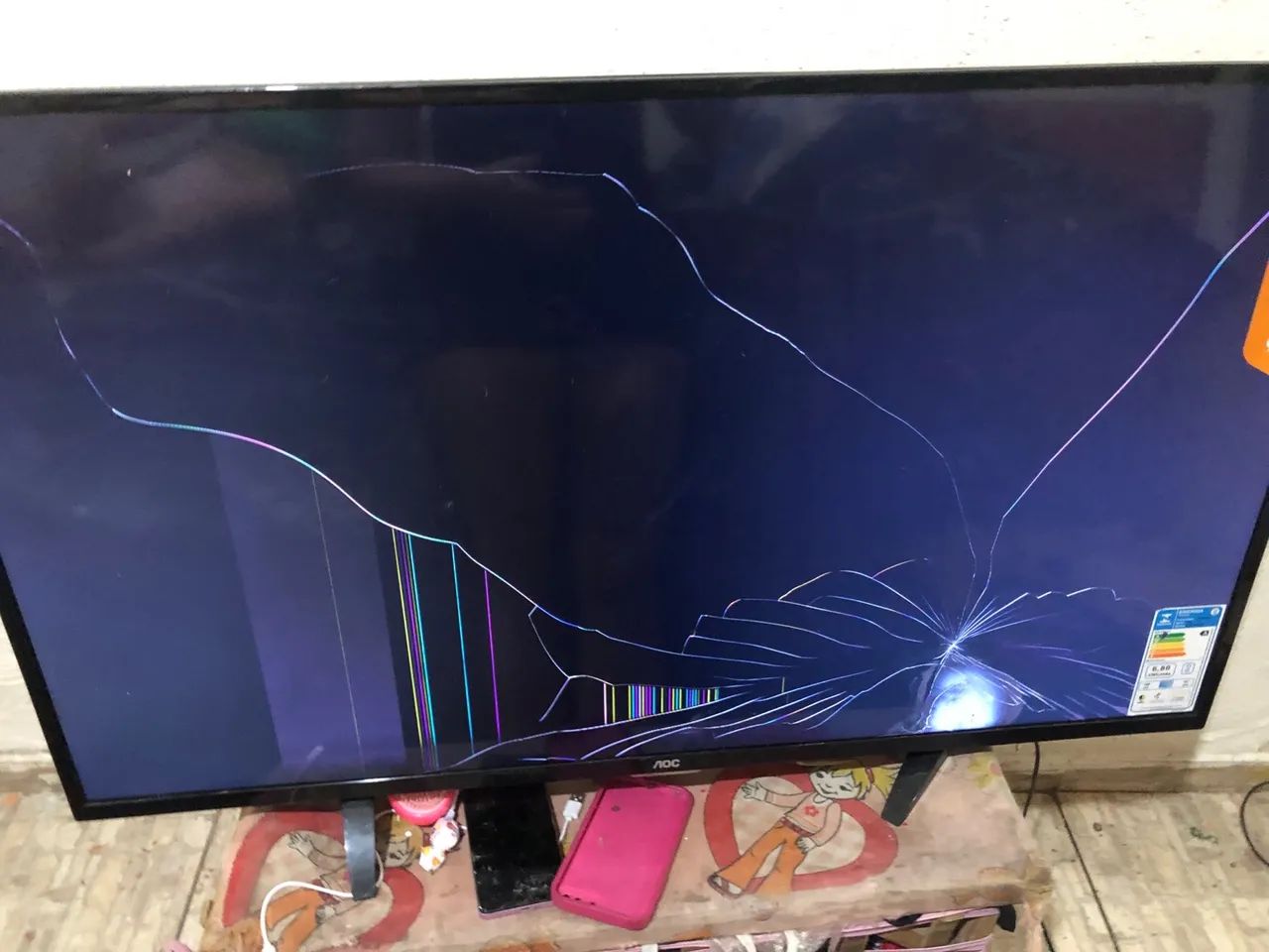 Vendo tv quebrada
