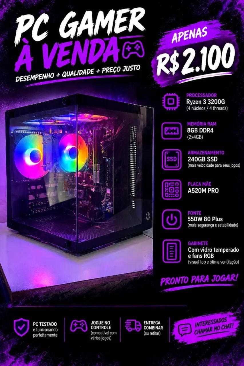 Pc gamer a venda 