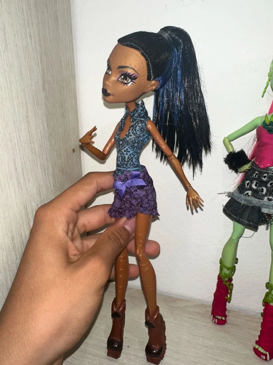 Boneca monster high  Vênus e robeca g1 mini lote  - Foto 3