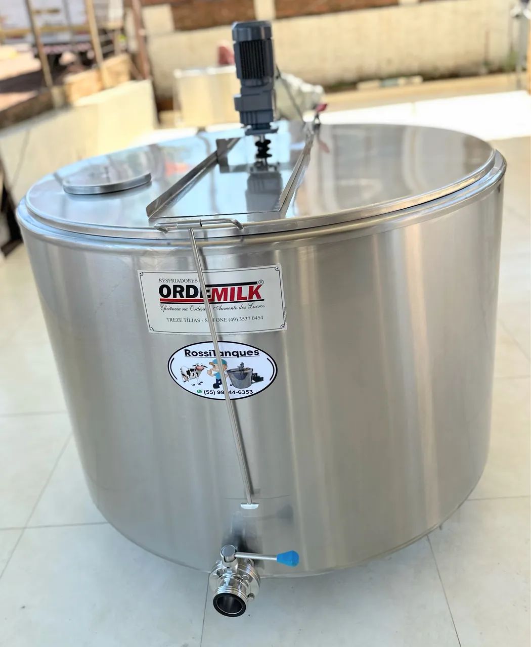 Tanque de Leite 500 Litros Tina Refrigerador Inox Caldas Açaí Sorvetes Água Sucos 220v - Foto 3