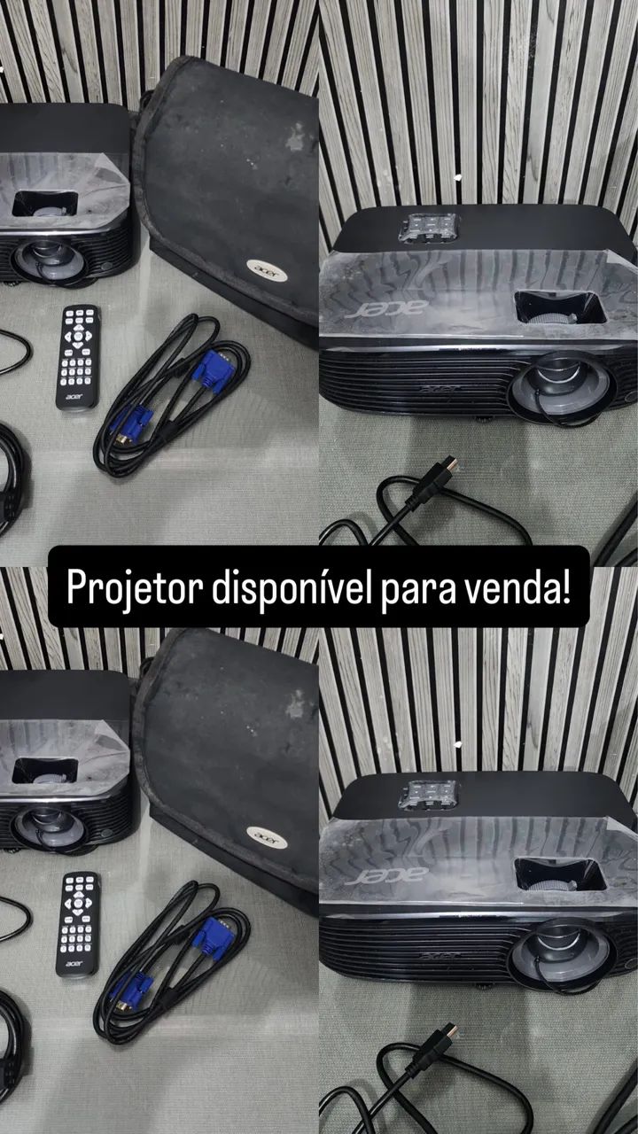 Projetor Acer 1600 lumins profissional