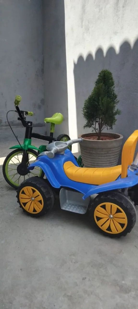 Bicicleta e carrinho - Foto 3