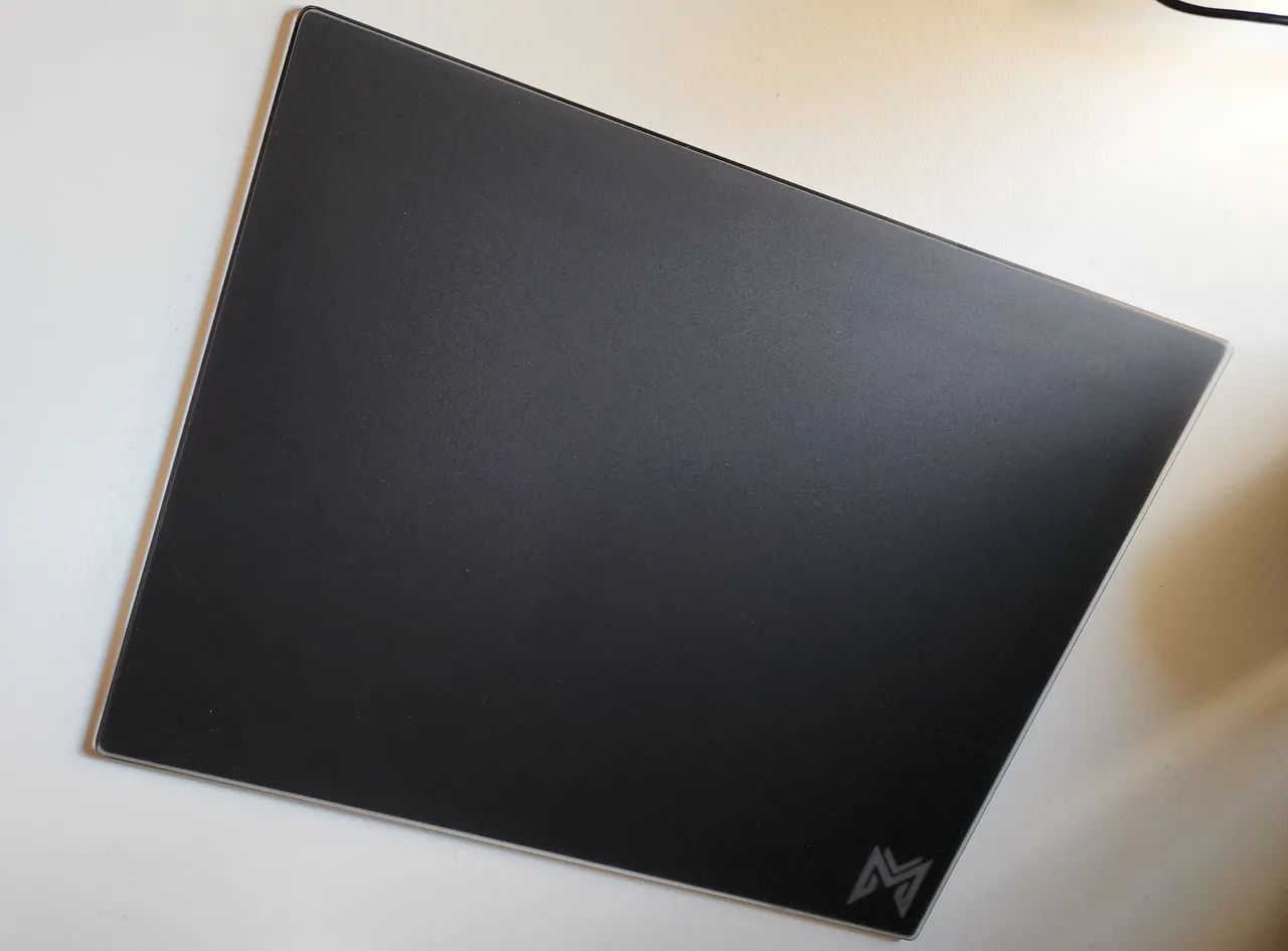 Mousepad vidro gamer Mondes 27x35cm black - Foto 2