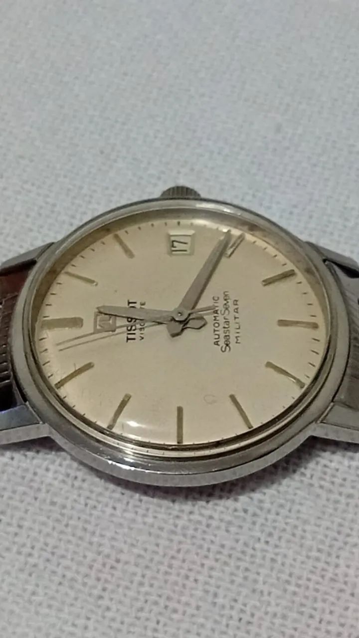 LÍNDO RELÓGIO TISSOT VISODATE SEASTAR SEVEN MILITAR SWISS MADE  . !!! - Foto 3