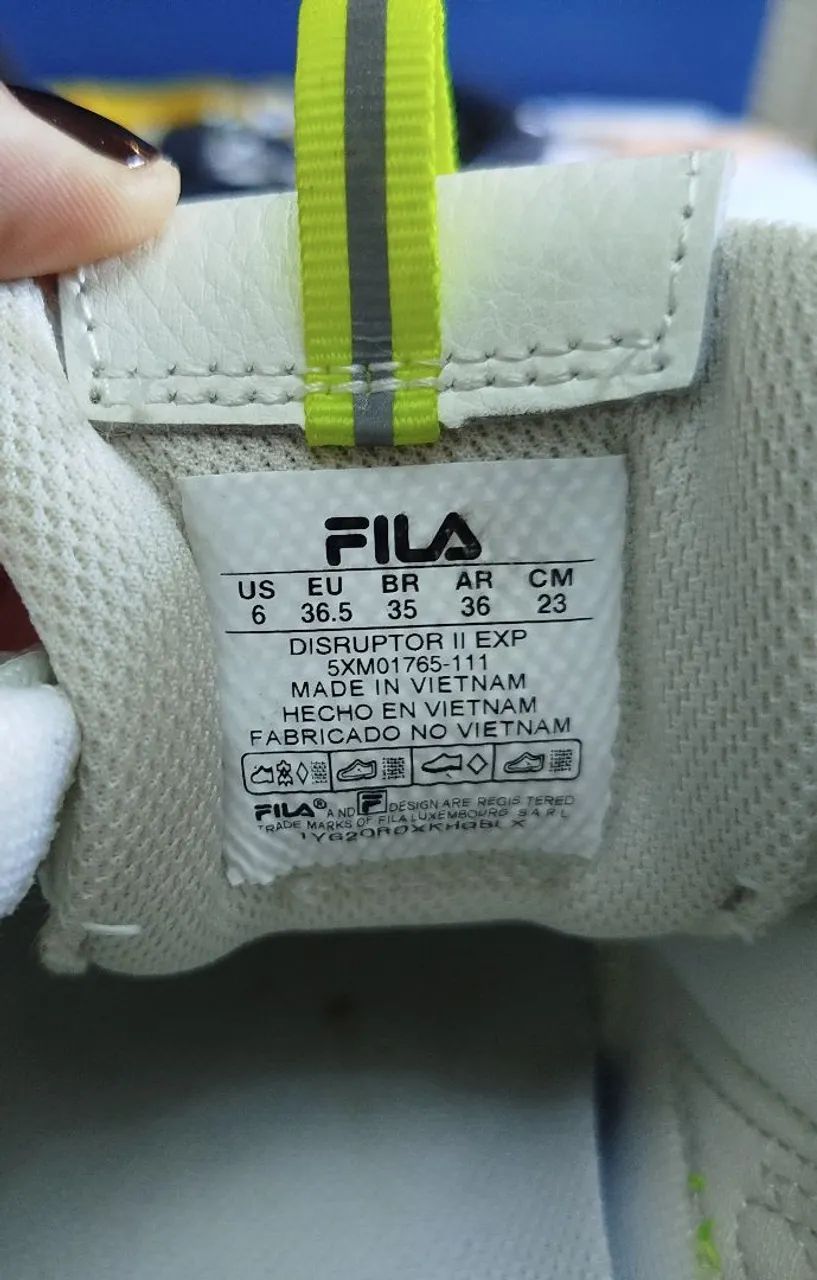 Fila Disruptor II Exp Original Tamanho 35 - Foto 4