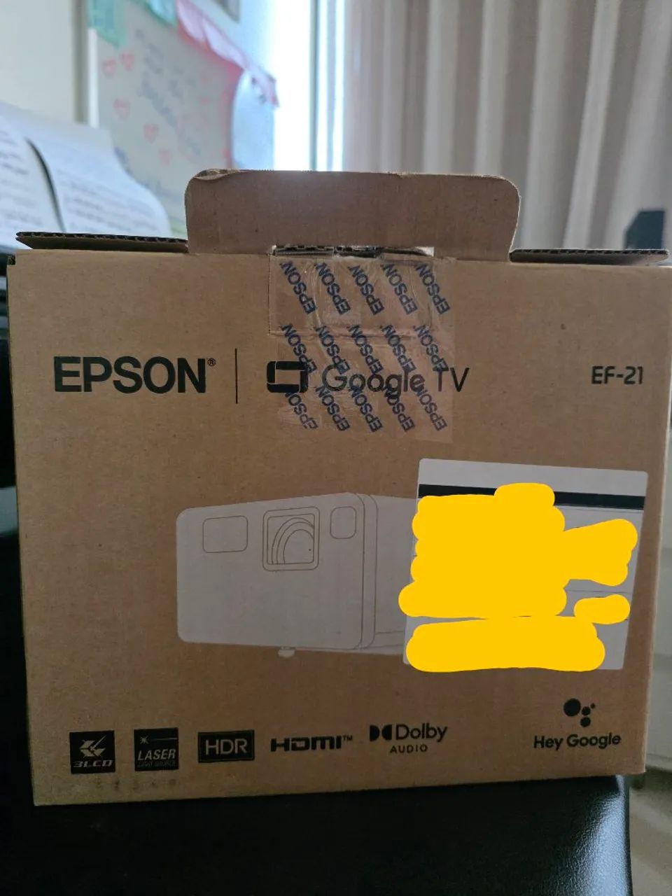 Projetor Epson EpiqVision EF21 Branco  - Foto 2