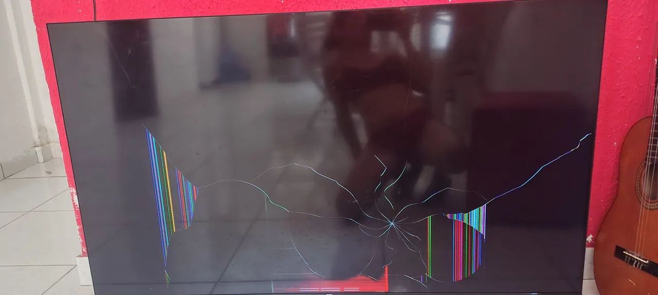 Tv retirada de peça 