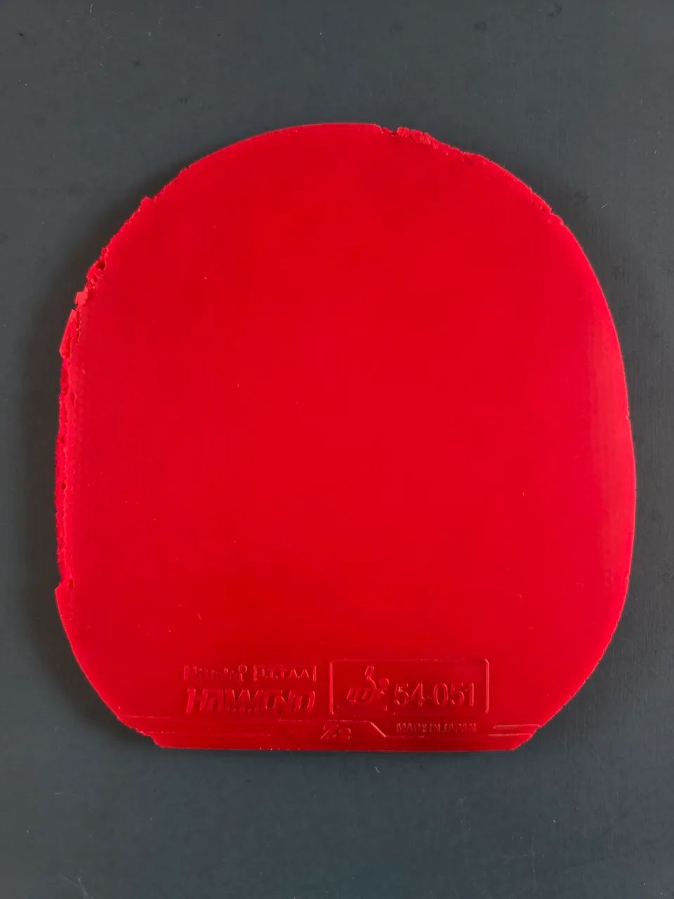 Borracha de tênis de mesa Nittaku Hammond Z2 (MAX vermelha) - Foto 2