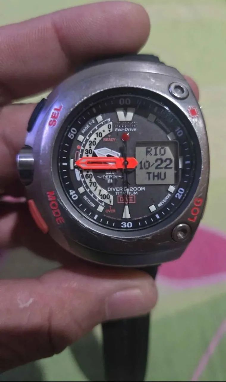 Citizen meia lua Titanium ON - Foto 5