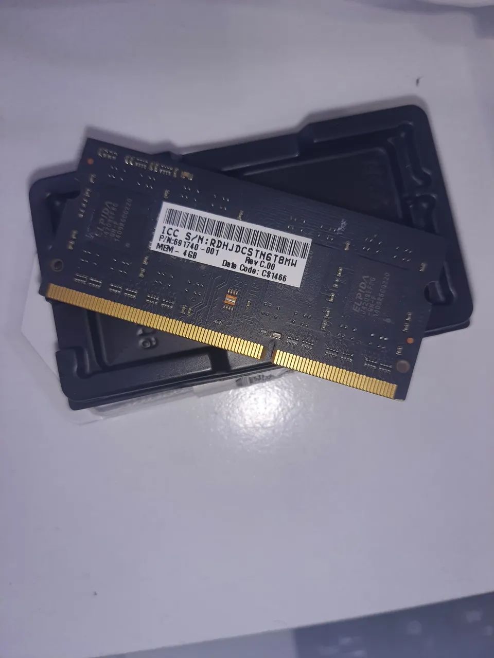 Memoria  para notebook Elpida 4GB DDR3 PC3L 12800 1600mhz
