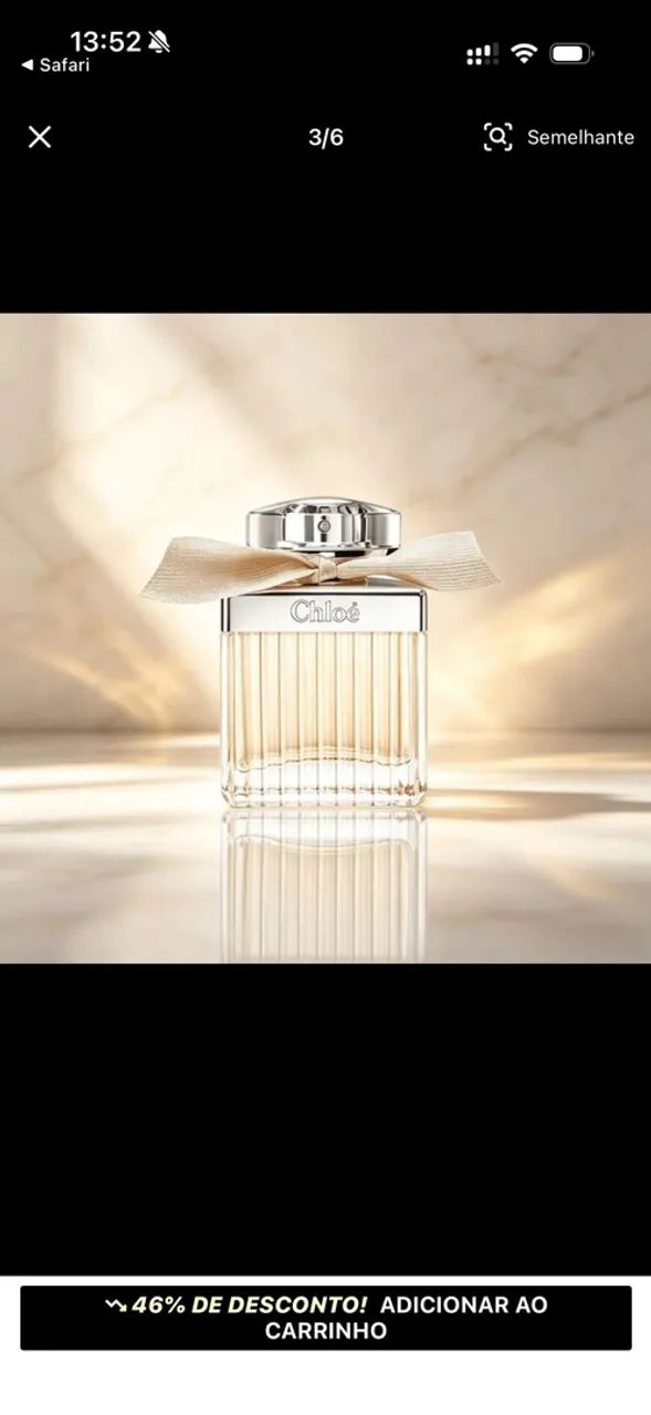 Perfume chloé novo 75 ml