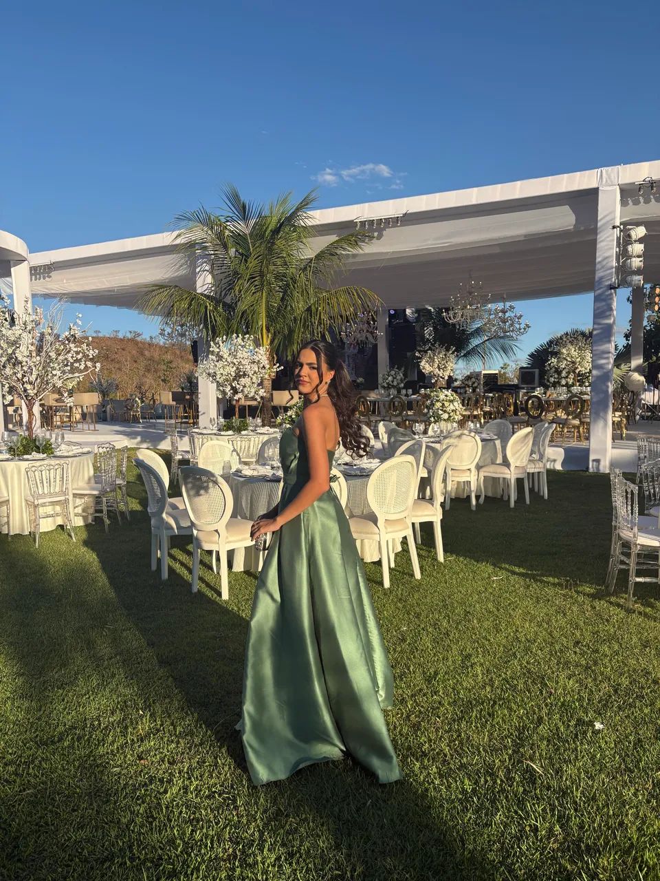 Vestido Longo Verde Oliva  - Foto 3