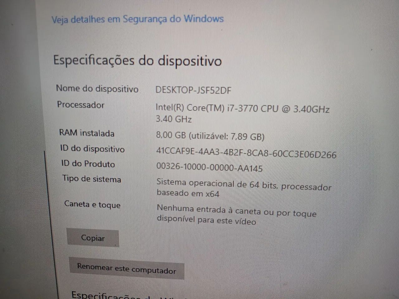 Pc i7 com monitor Troco em Xbox one s - Foto 2