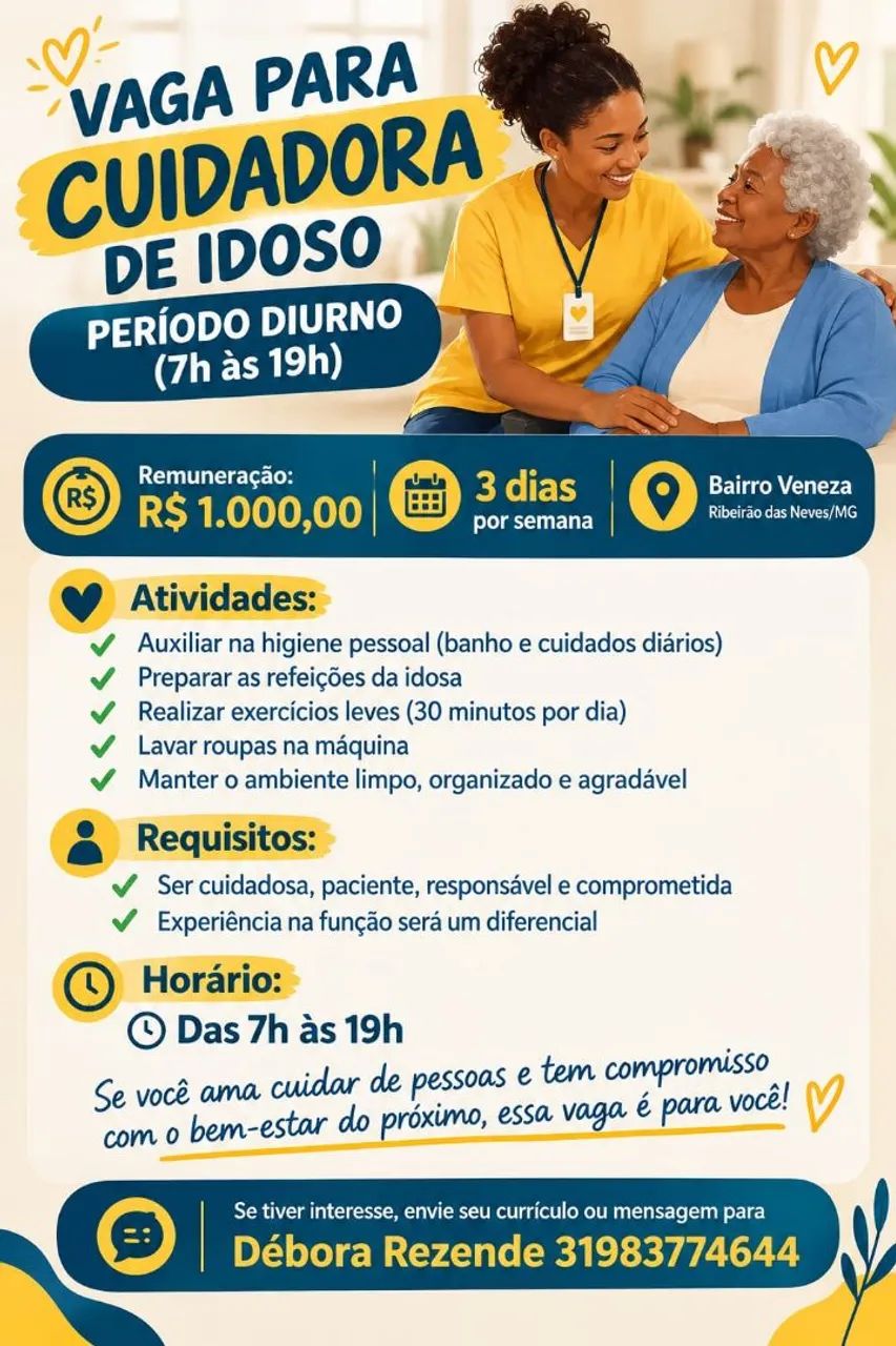 Cuidadora de Idoso 