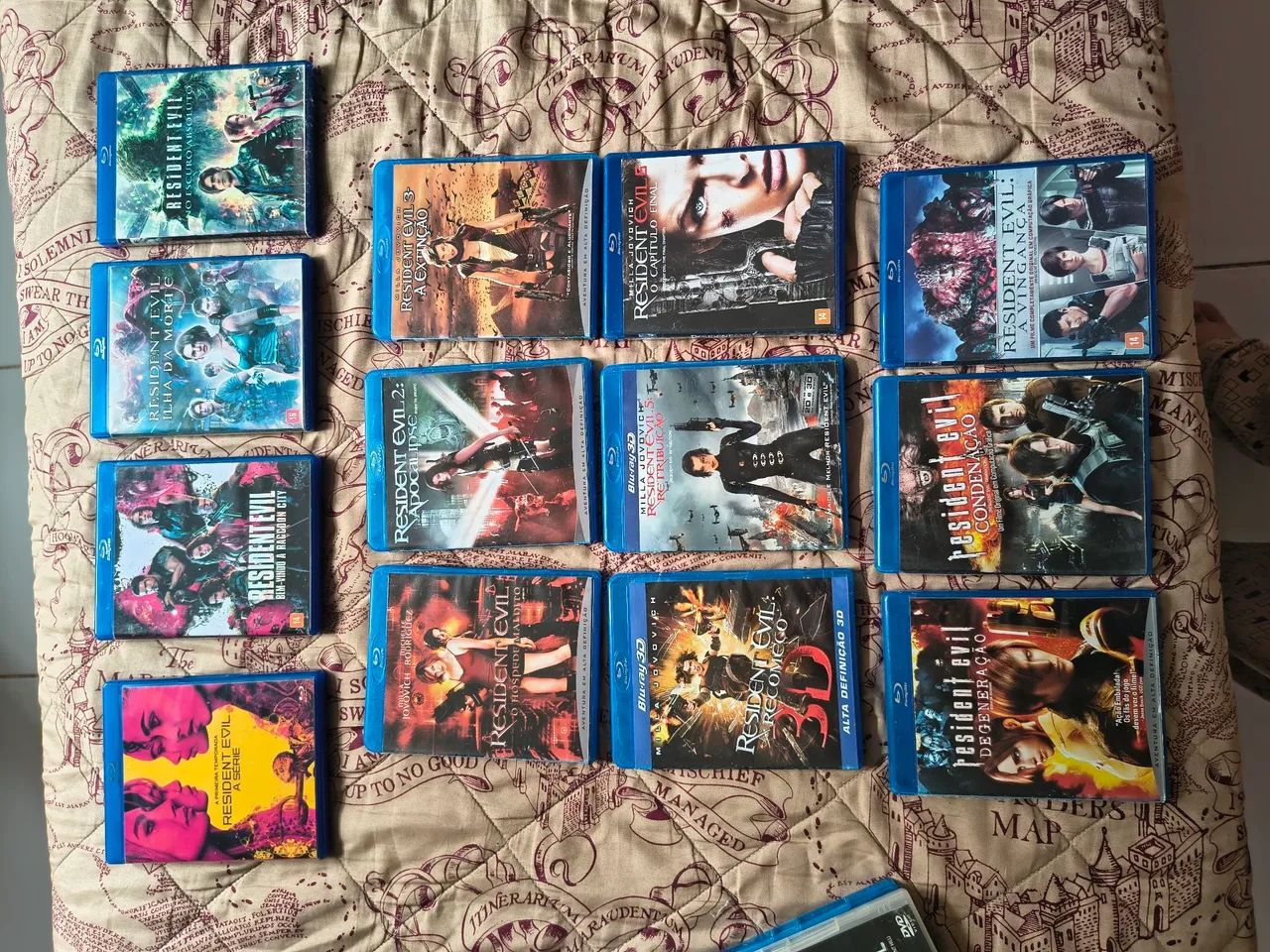 Coleção Dvds e Blu Rays