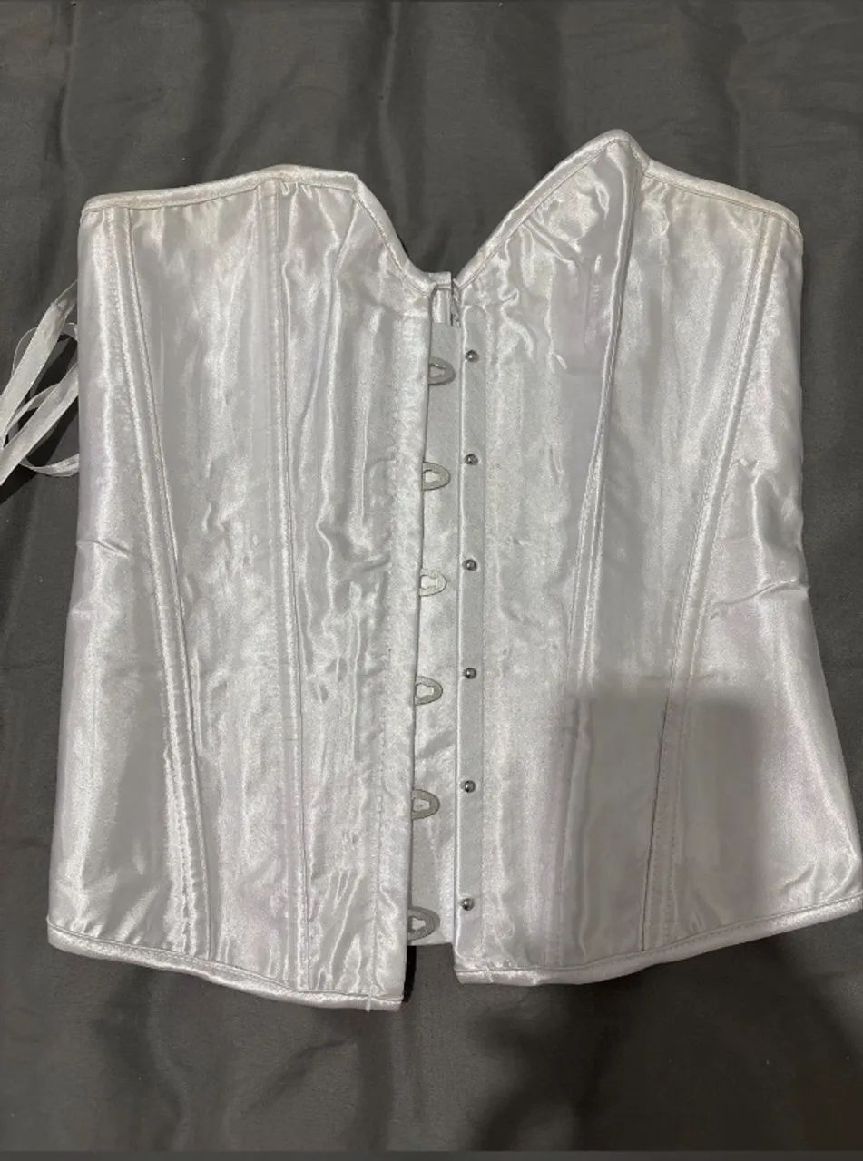 Corset Espartilho Branco