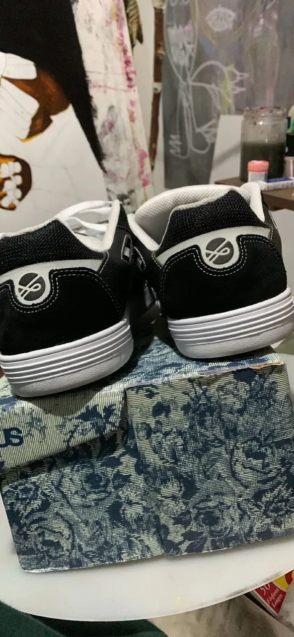 Tênis ÖUS 2K Preto e Branco  - Foto 3