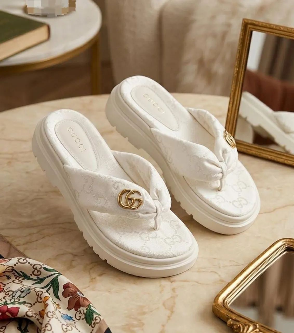 Sandália gucci 