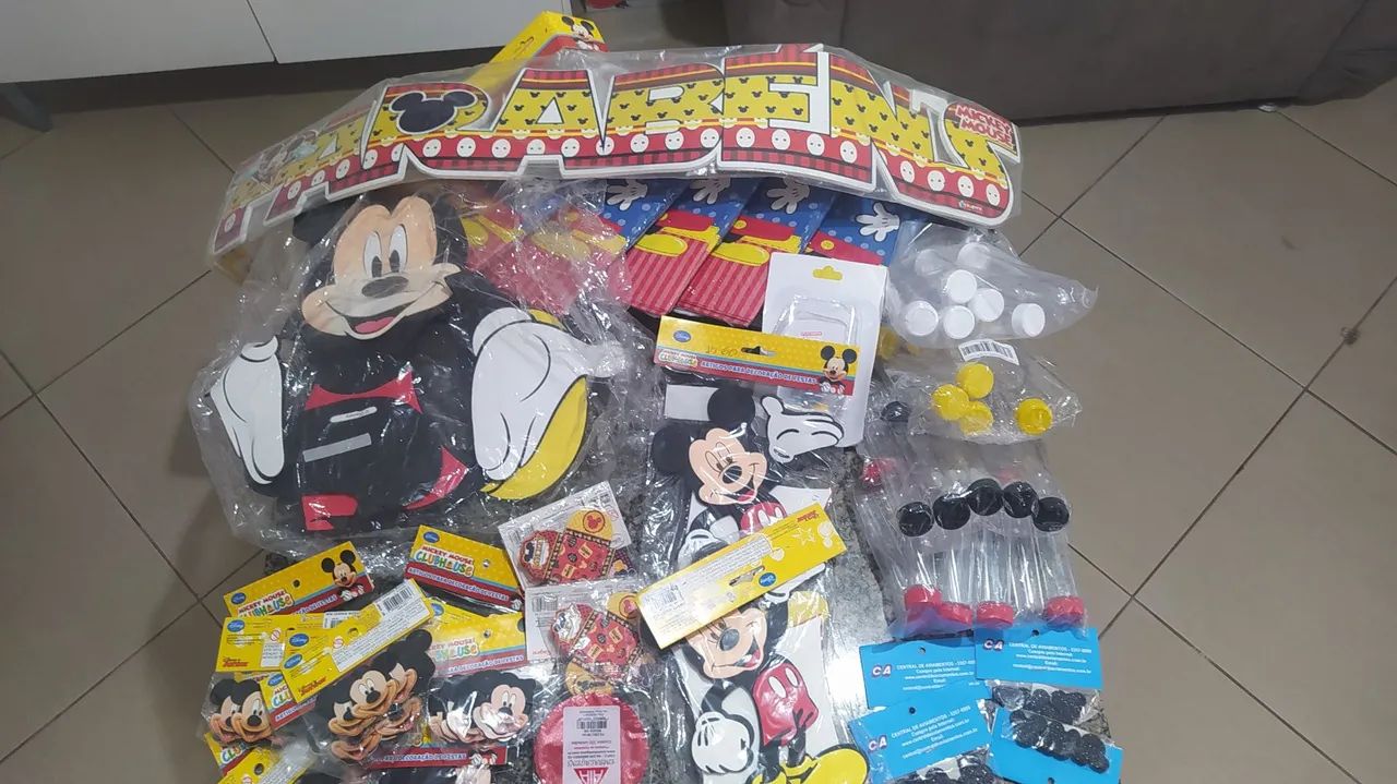 Kit para montar festa do Mickey - Foto 5