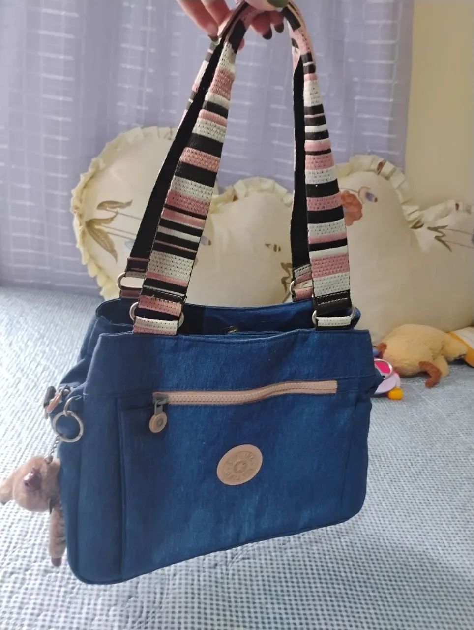 Bolsa transversal azul - Foto 3