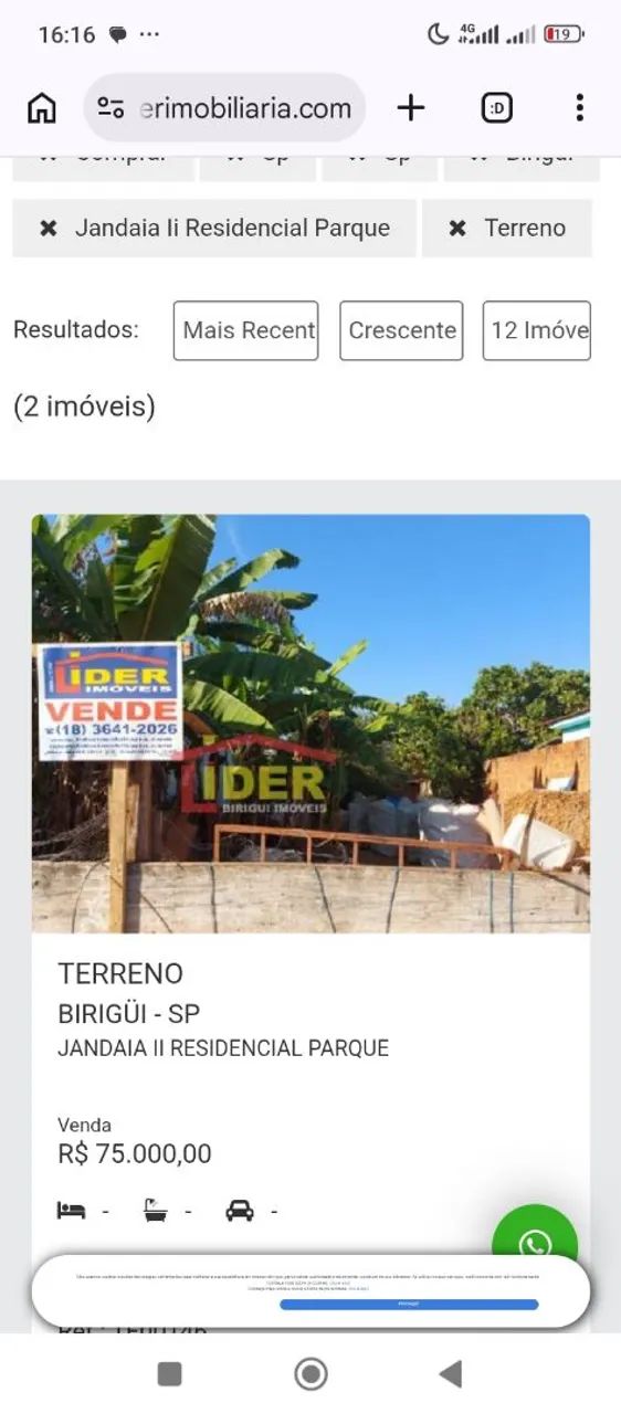 Terreno Jandaia 2 Res Parque  - Foto 3