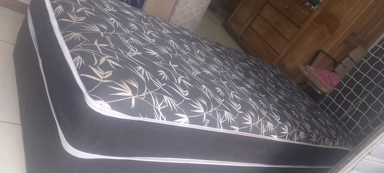 Cama Box Solteiro Mola com Espuma - Com Pés (ENTREGA GRÁTIS) - Foto 4