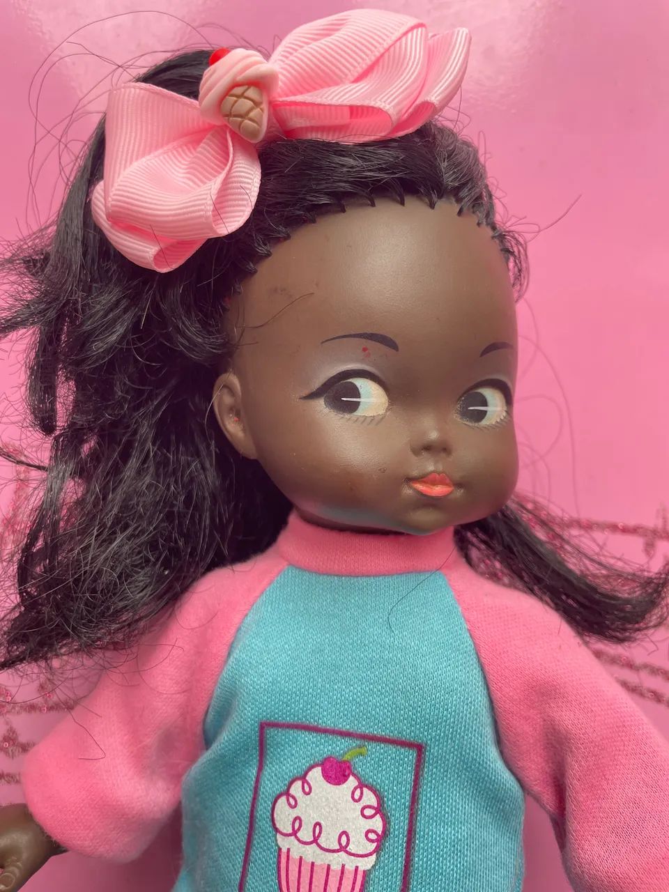 Boneca antiga ternurinha negra rara - Foto 2
