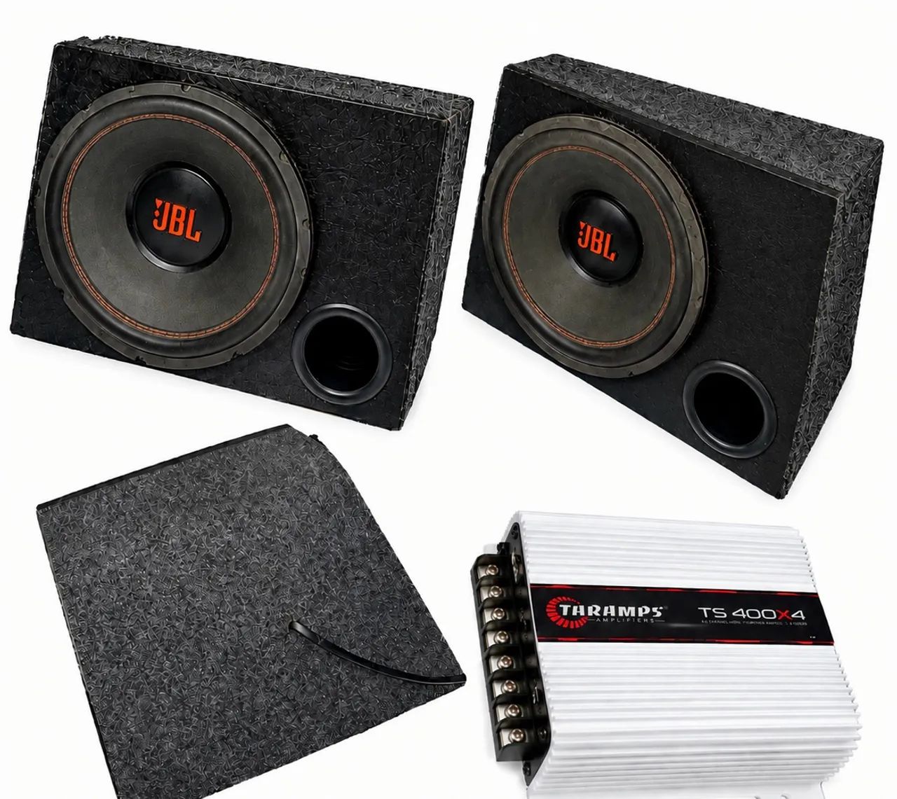 CAIXA SELADA + SOM JBL + POTÊNCIA 