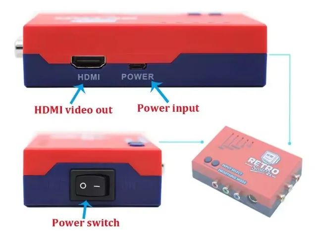 Retroscaler2x Upscaler E Conversor Av Para Hdmi - Foto 3