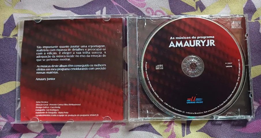 Cd Amaury Jr - As Músicas Do Programa Amaury Jr. - Ótimo Estado - Foto 2