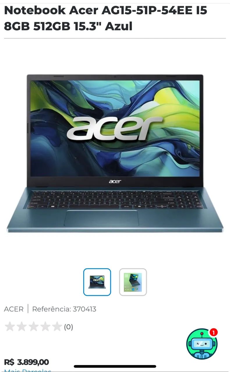 Notebook novo com nota fiscal e na garantia - Foto 2