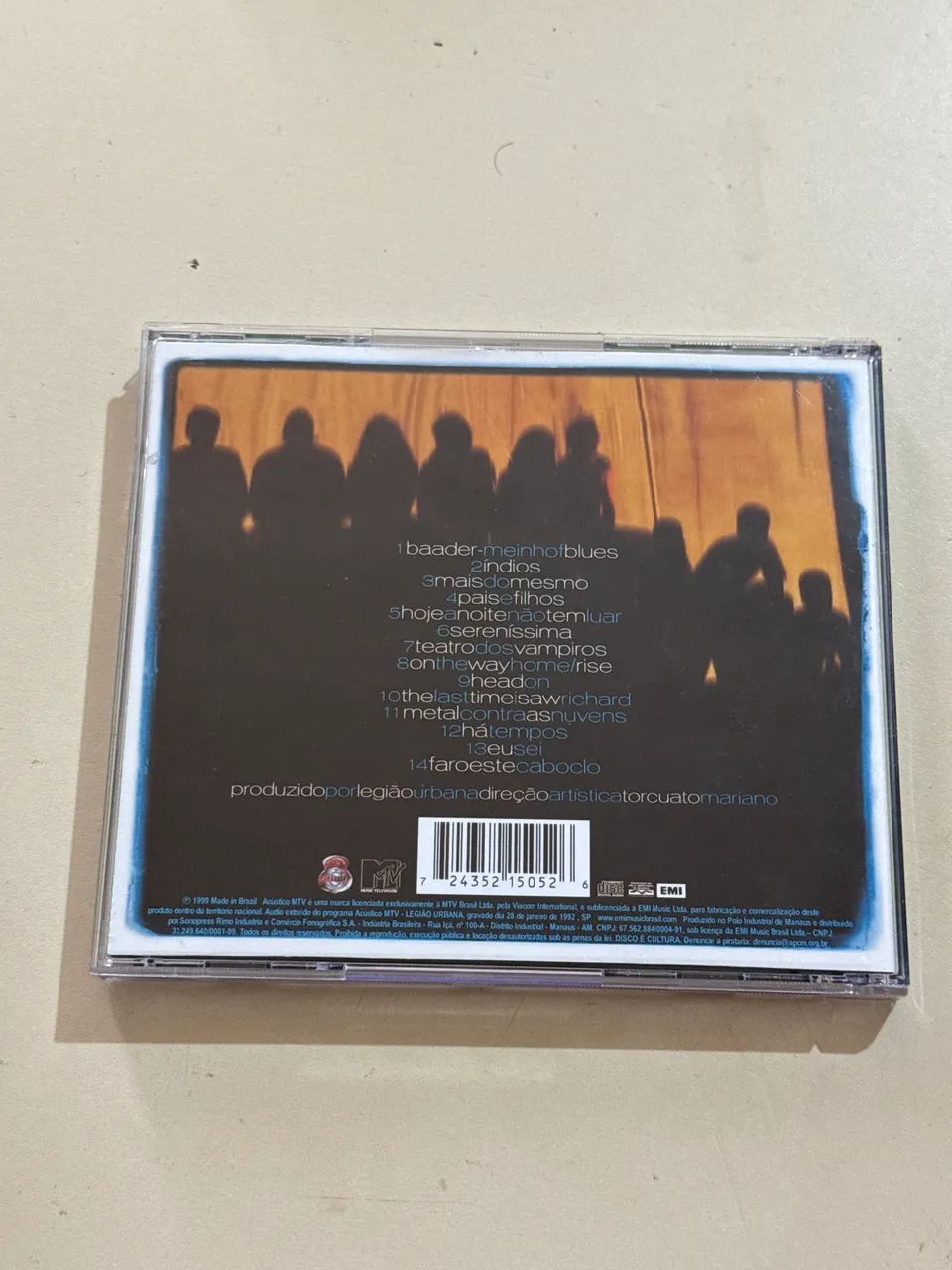 CD Legião Urbana MTV Acústico Original - Foto 2