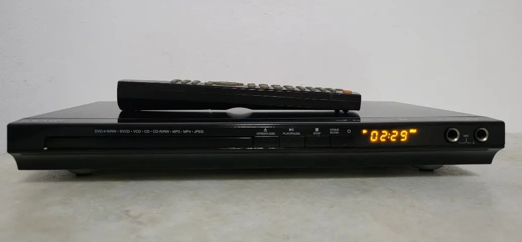 Aparelho De Dvd/cd Player Semp Sd-5091vk Karaokê Mp3 Preto 110/220v - Bivolt - Foto 2