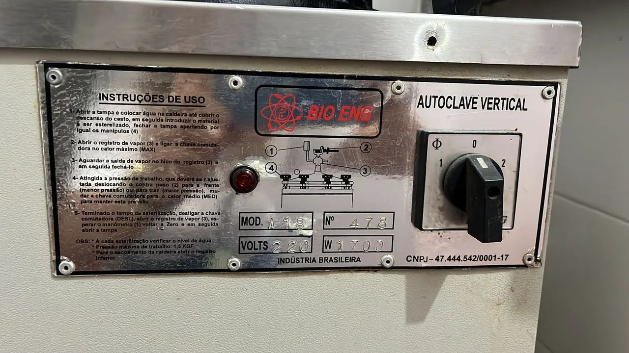 Autoclave Vertical Analógica 18L 220volts - Foto 2