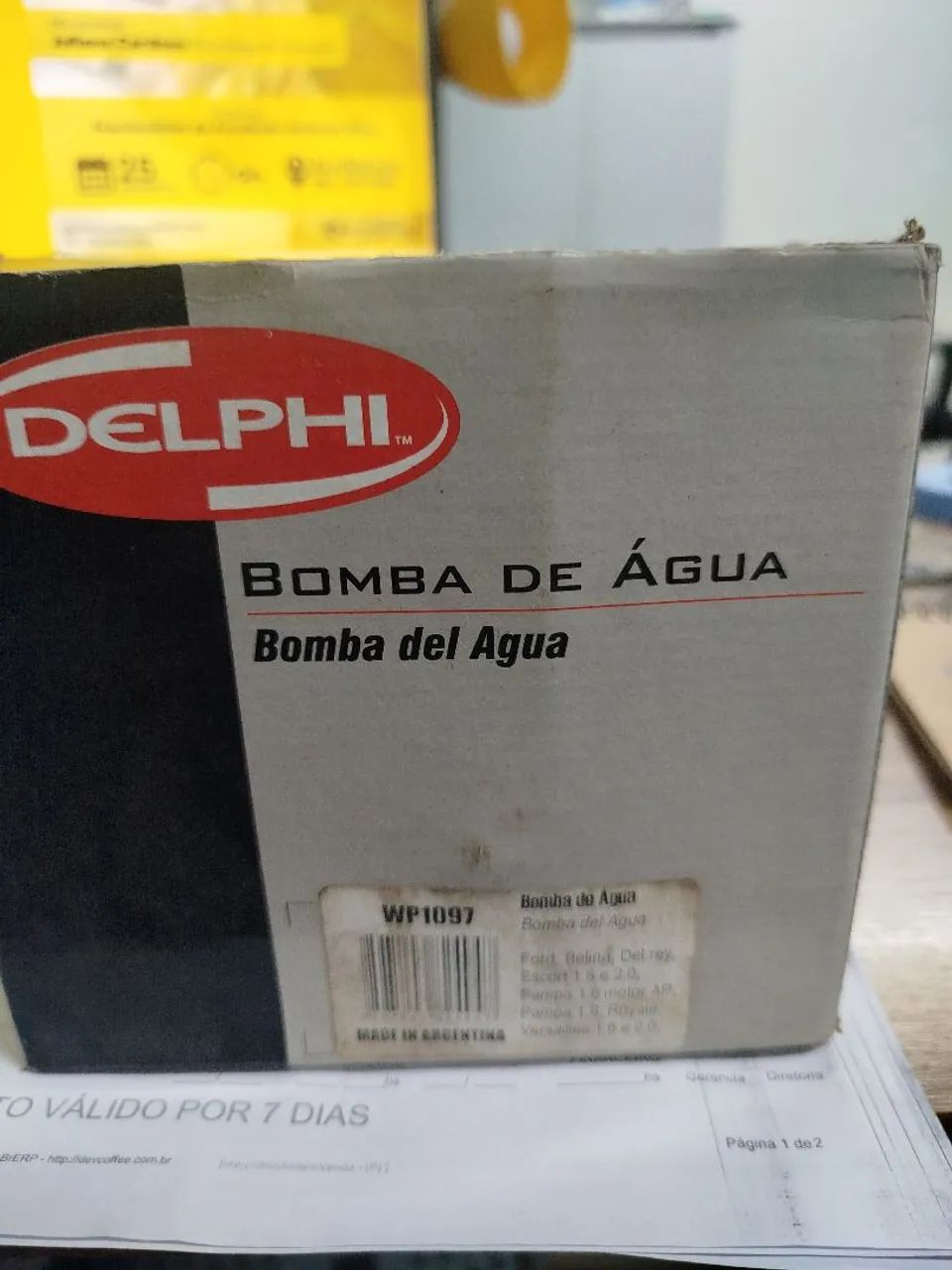 Bomba de água do Escort e outros