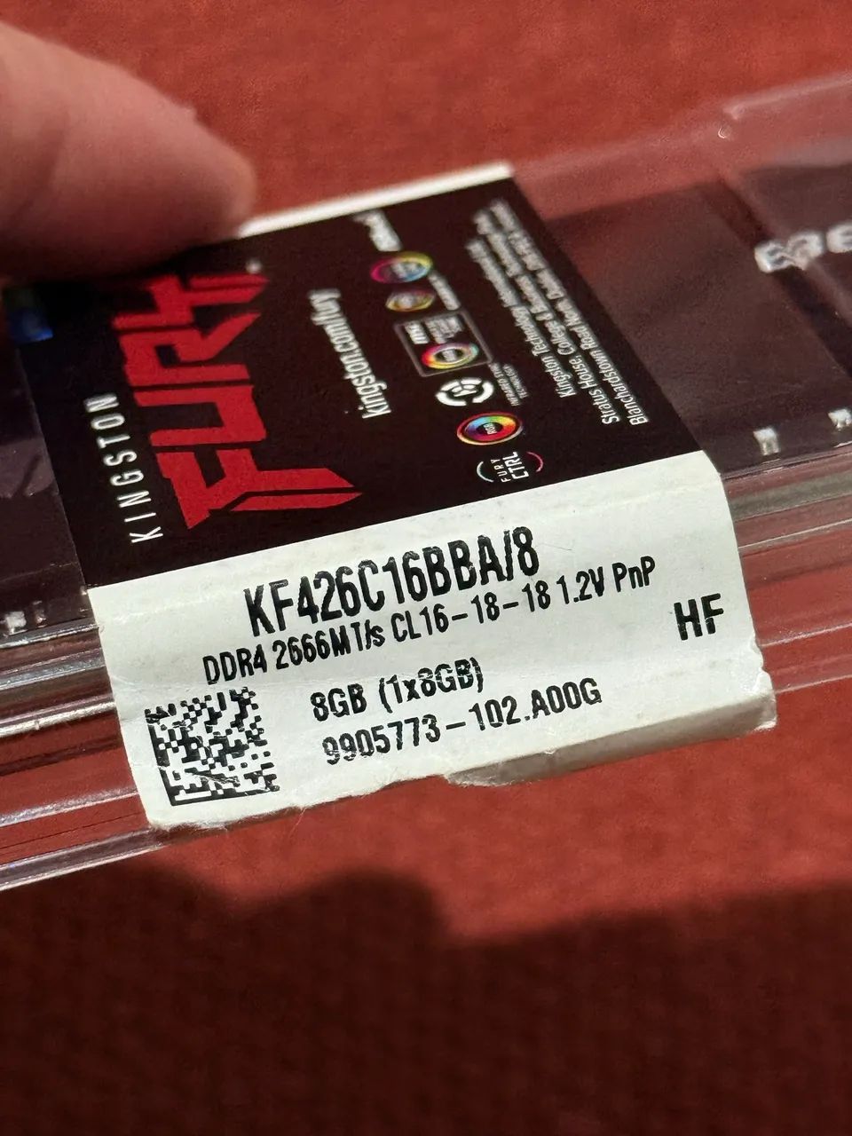 Memória RAM 8GB DDR4 Fury - Foto 3