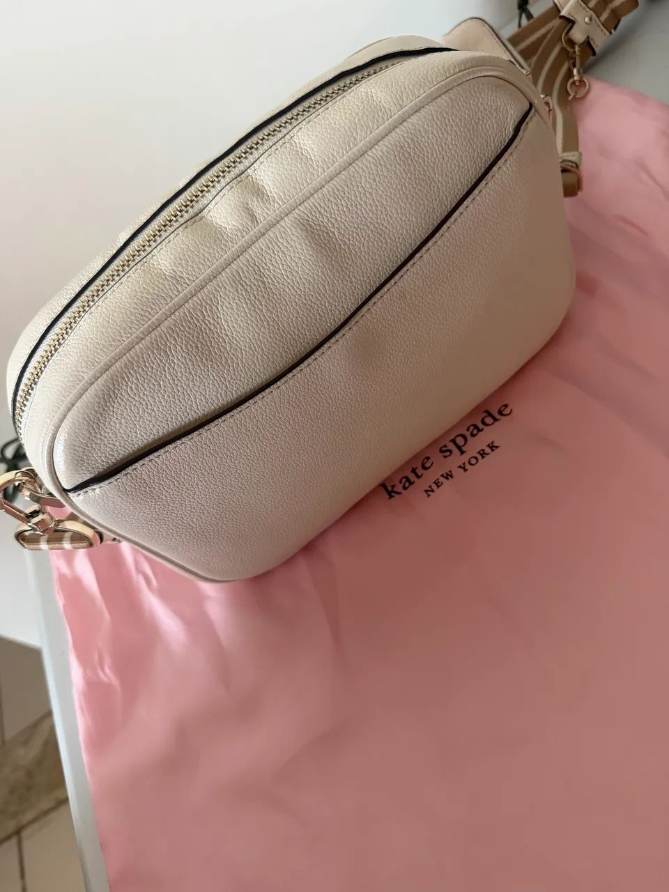 Bolsa Kate Spade New York Original - Off White | Estado de Nova - Foto 5