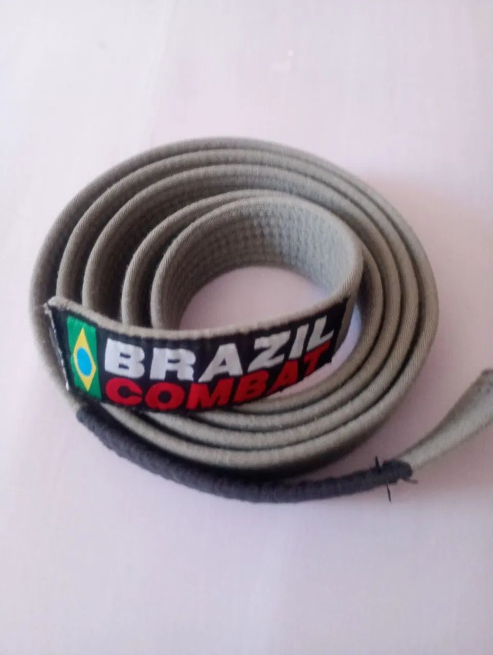 Faixa jujitsu cinza lisa M1 - Foto 4